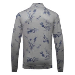 Puma Cloudspun Lowlands 1/4 Zip Golf Popover -Golf Apparel Shop Puma Cloudspun Lowlands 1 4 Zip Golf Popover Quiet Shade Heather 537067 02 SWPUM258 Back