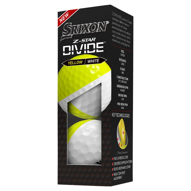 Srixon Z Star Divide Golf Balls 6 Srixon Z Star Divide Golf Balls - Image 4