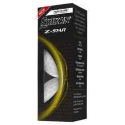 Srixon Z Star Golf Balls -Golf Apparel Shop Srixon Z Star Golf Balls White 4