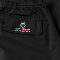 Sunderland Dolphin Tour Waterproof Golf Pants -Golf Apparel Shop Sunderland Golf AW21 Dolphin Tour Waterproof Pants SOS1125 Code WPSUN009 M 31 Leg Black Detail