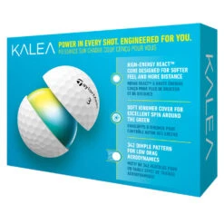 TaylorMade Ladies Kalea Golf Balls -Golf Apparel Shop TaylorMade 2022 Kalea Golf Balls White 3