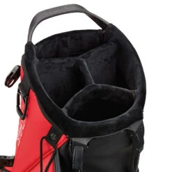 TaylorMade Tour Staff Golf Stand Bag -Golf Apparel Shop TaylorMade 2023 Tour Stand Bag Red White Black 4