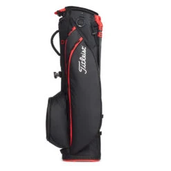 Titleist Players 4 Carbon S Golf Stand Bag -Golf Apparel Shop Titleist 2022 Players 4 Carbon S Stand Bag Black Black Red 5