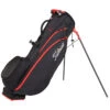 Titleist Players 4 Carbon Golf Stand Bag -Golf Apparel Shop Titleist 2022 Players 4 Carbon Stand Bag Black Black Red 1