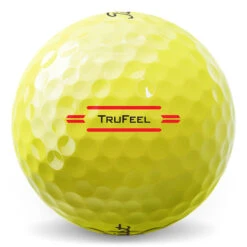 Titleist TruFeel Golf Balls -Golf Apparel Shop Titleist 2022 TruFeel Golf Balls Yellow 3