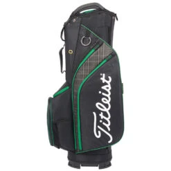 Titleist Cart 14 SE Shamrock Golf Cart Bag 12 Titleist Cart 14 SE Shamrock Golf Cart Bag -Golf Apparel Shop Titleist Cart 14 Shamrock Golf Cart Bag Black Green 5