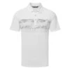 TravisMathew Activate Golf Polo Shirt 2 TravisMathew Activate Golf Polo Shirt -Golf Apparel Shop Travis Mathew SS21 Activate Golf Polo Shirt 1MW440 SHTRA055 XL White Front