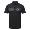 TravisMathew River Basin Golf Polo Shirt -Golf Apparel Shop Travis Mathew SS21 River Basin Golf Polo Shirt 1MW150 SHTRA059 L Black Front