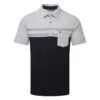 TravisMathew Salad Days Golf Polo Shirt -Golf Apparel Shop Travis Mathew SS21 Salad Days Golf Polo Shirt 1MW110 SHTRA056 S Heather Light Grey Front