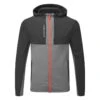 Under Armour Storm Daytona Full Zip Hoodie -Golf Apparel Shop Under Armour AW22 Storm Daytona Full Zip Sweater 1373412 012 SWUND184 Pitch Gray Black Reflective Front