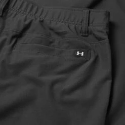 Under Armour Drive Slim Taper Golf Pants -Golf Apparel Shop Under Armour SS22 Drive Slim Taper Golf Pants Black Halo Gray 1364410 001 TRUND064 Detail
