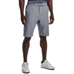 Under Armour Drive Taper Golf Shorts 11 Under Armour Drive Taper Golf Shorts -Golf Apparel Shop Under Armour SS22 Drive Taper Golf Shorts 1370086 035 TSUND042 Steel Halo Gray Model 1