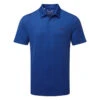 Under Armour Playoff 3.0 Deuces Grid Stripe Golf Polo Shirt -Golf Apparel Shop Under Armour SS23 Playoff 3.0 Deuces Grid Polo Shirt 1378677 471 SHUND330 S Blue Mirage Midnight Navy Midnight Navy Front