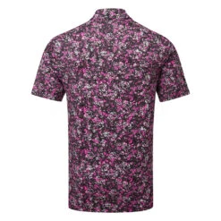 Under Armour Playoff 3.0 Floral Speckle Stripe Golf Polo Shirt 7 Under Armour Playoff 3.0 Floral Speckle Stripe Golf Polo Shirt -Golf Apparel Shop Under Armour SS23 Playoff 3.0 Floral Speckle Polo Shirt 1378677 002 SHUND325 S Black Rebel Pink Black Back