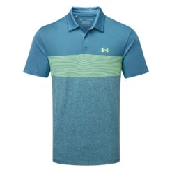 Under Armour Playoff 3.0 Low Round Stripe Golf Polo Shirt
